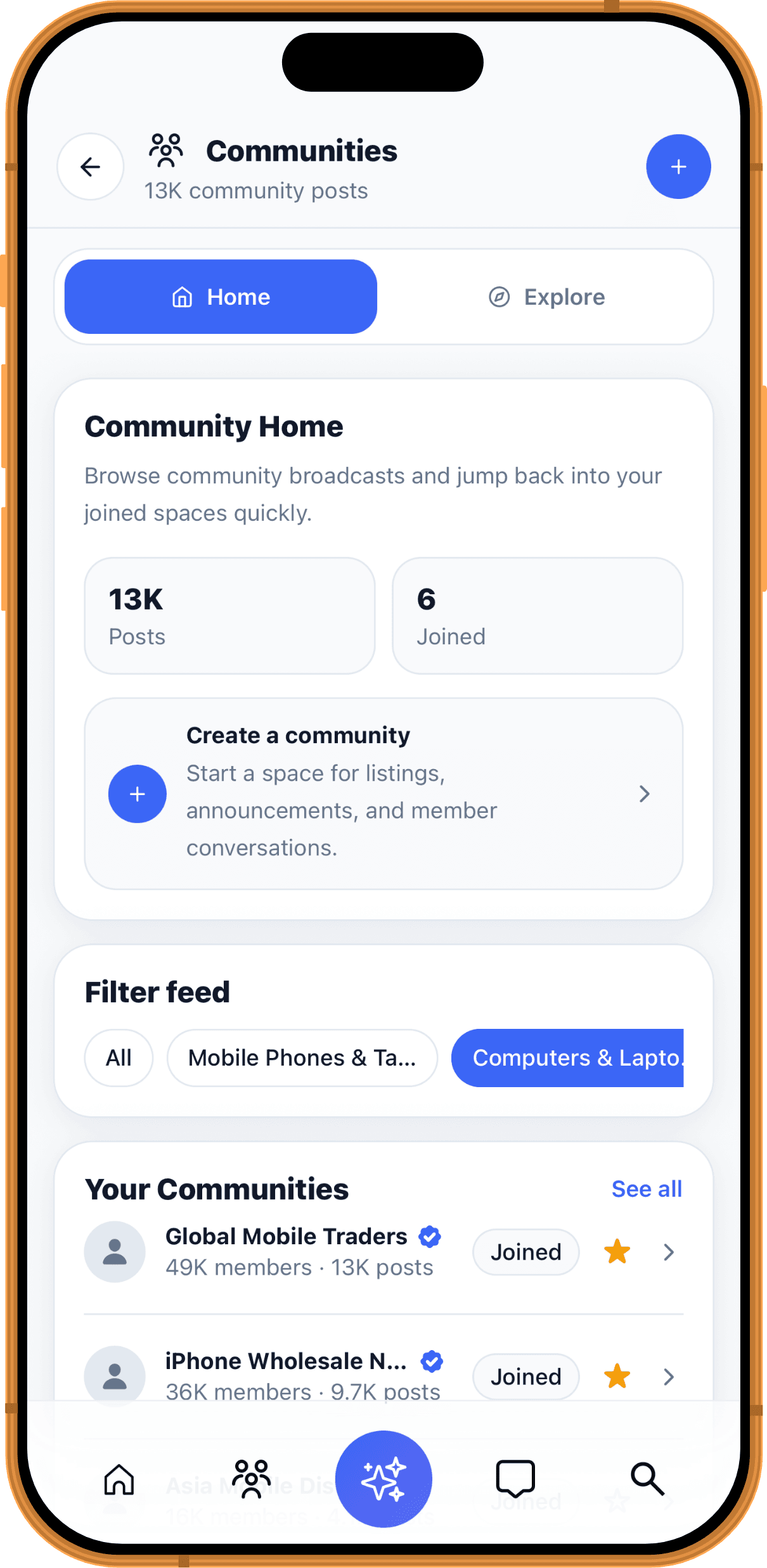 gsmfeed — Communities