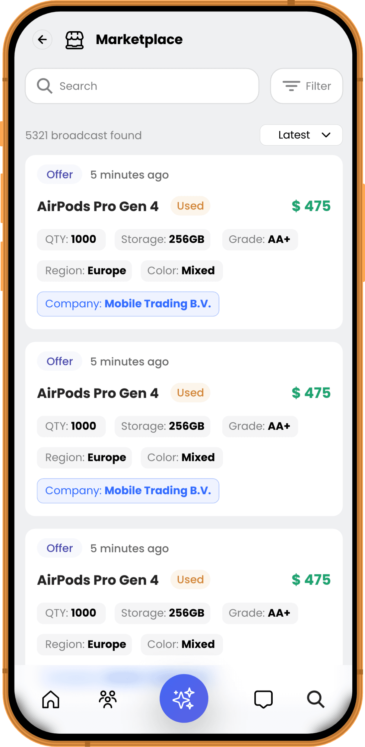 gsmfeed — Marketplace